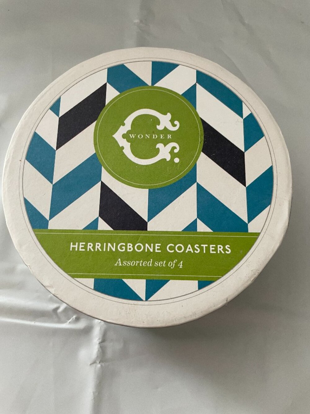 C. Wonder Herringbone Coaster Set-NWT